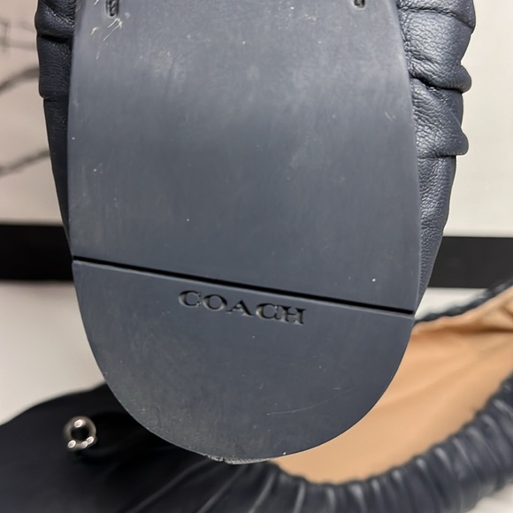 Coach Black Ballet Flats Women Size US 7B - Picture 16 of 16